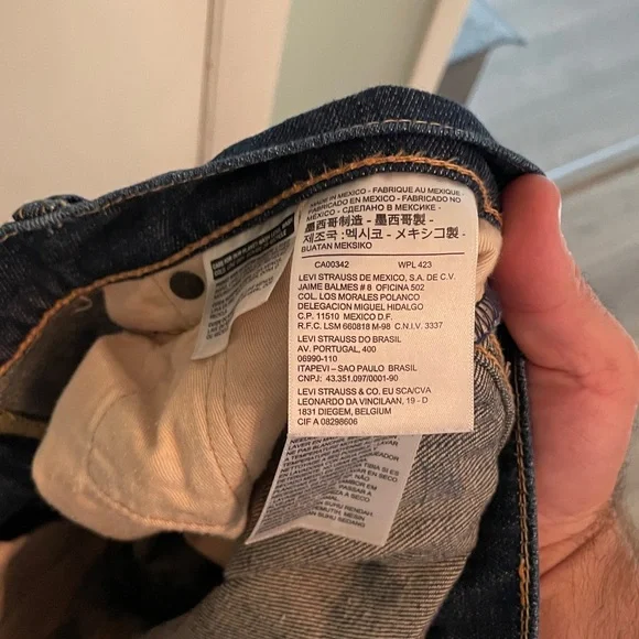 Levi's 511 Men's Slim Jeans - Dark Blue - Picture 5 of 10